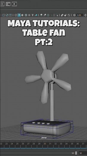 Maya tutorials : TABLE FAN 🌬Part 2 Watch till end #3d #maya #mayatutorial#autodeskmaya #cgtutorial