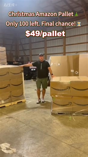 Amazon warehouses are overflowing! To make room for new incoming stock, we are liquidating all return inventory within the next 48 hours. ⏱ Everything must go! These pallets include: Electronics, Home Goods, Toys, Beauty, and more. ❌ Original Value: $199 - $499 ✅ Current Price: EVERYTHING IS $29! Why so cheap? Sorting costs are too high, so we’re passing the savings directly to you. Fast shipping & real-time tracking included. 🚚 ⏳ The clock is ticking. When they're gone, they're gone. Claim you