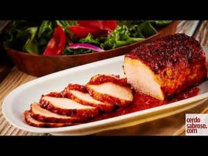 Lomo de cerdo en salsa de coca cola.