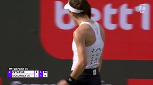 MATCH POINT: A. Petkovic def. G. Muguruza; Berlin 1R