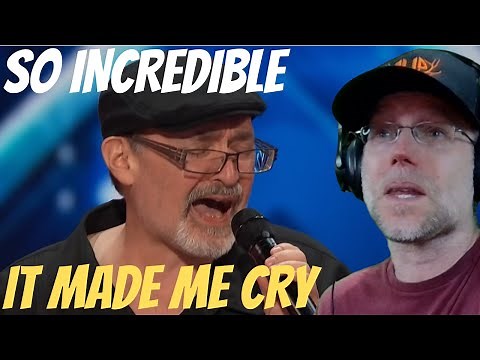 EMOTIONAL GOLDEN BUZZER - Richard Goodall - Don't Stop Believin' (AGT 2024) | INCREDIBLE | REACTION!