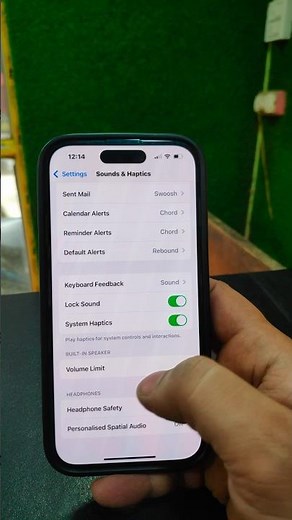 How to increase sound volume of iPhone in iOS 18.2 #smartphone #tech #hindi #apple #sound #ios18.2