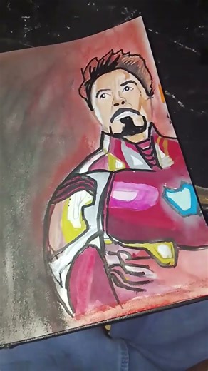 new trend iron man drawing #art #drawingironman #avengers