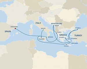 Mediterranean with Greek Isles, Italy & Turkey - Princess (14 Night Cruise from Naples to Barcelona)