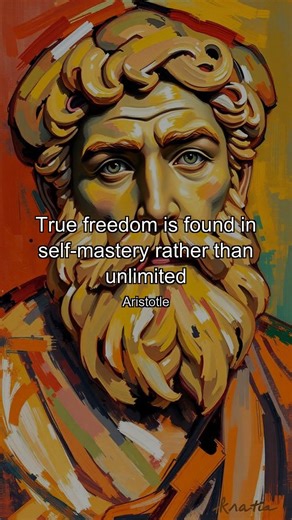 True freedom is found in self mastery rather than unlimited choice