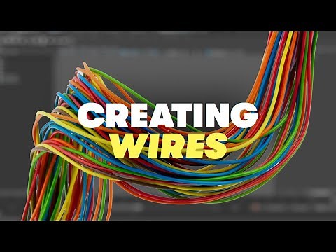 Making Wires with the Sweep Mesh Tool in Maya