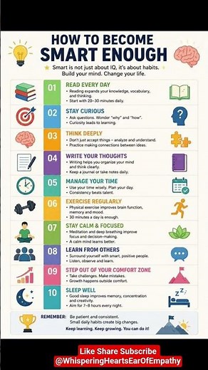 Become Smarter Every Day. Science-Backed HabitsWant to Be Smarter? Start Doing These Things Today