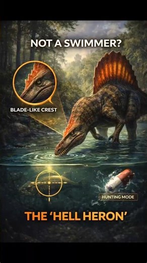 Meet the "Hell Heron": The Sahara’s Newest Monster 🦖🔥