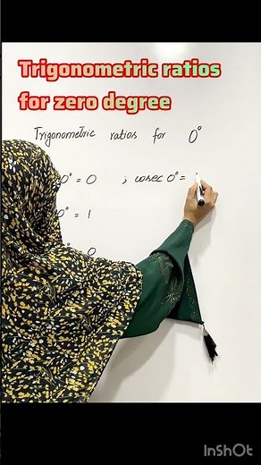 Trigonometric ratios for zero degree #class9math #basicproblems #trigonometry