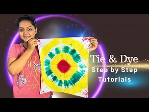 Tie & Dye Step by Step Tutorials, tie dye pattern tutorial