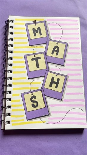 Math Assignment Front Page Design 📐✨