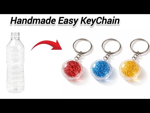 DIY Shaker Glitter Keychain Making at Home | How to Make Transparent Glitter Keychains | Easy Way