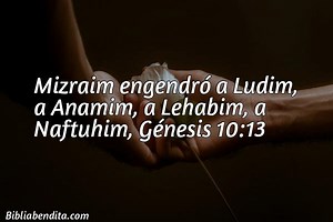Explicación Génesis 10:13. 'Mizraim engendró a Ludim, a Anamim, a Lehabim, a Naftuhim,' - BibliaBendita