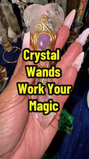 🔮Why you’ll love crystal wands: ⭐️Helps clear and align chakras ⭐️Directs intention with precision ⭐️Enhances meditation & Reiki sessions ⭐️Supports manifestation & energy healing ⭐️Beautiful, powerful, and easy to use ✨ How to use:✨ Hold the wand during meditation, trace around your aura, or point it toward the chakra you’re working on to guide energy flow. 🎥Join me live today at 7:30pm EST to preview and grab your crystal wand and so much more🔮 #crystalqueen #crystallover #magictiktok #work