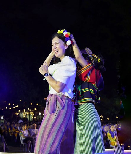 After 5 years, the National Culture and Arts Festival of PASUC is back! 🎭PASUC is the Association of State Universities and Colleges. Winners from each region gathered for the Opening Ceremonies of a 3-day Competition in various disciplines, such as music, dance, visual arts. We enrich our lives as a nation when we celebrate our culture and heritage. So happy to be part of such a beautiful and meaningful event! 🧡💛 | Pia Cayetano
