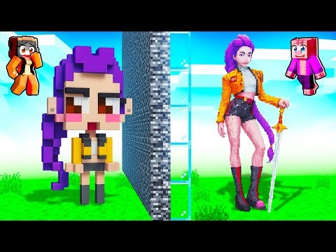 Podvádím s K-POP DEMON HUNTERS ve STAVEBNÍ SOUTĚŽI v Minecraftu!