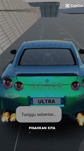 mobil balap kesayangana kecelakaan
