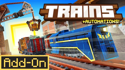 [Add-On]TRAINS Add-On-我的世界市场包免费下载-Minecraft Marketplace TRAINS Add-On
