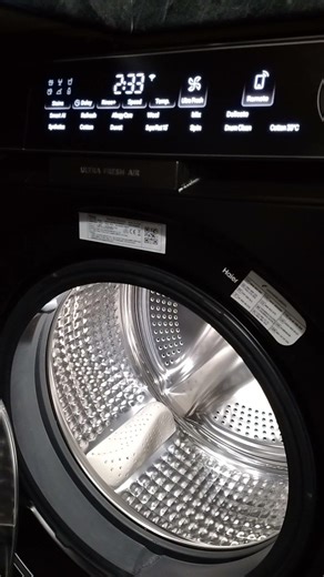 Haier X Series 9 HW100-B14387BUUK Washing Machine Power On & Off Melody #asmr #laundry
