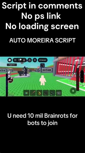 Roblox Script: Steal a Brainrot Auto Moreria