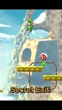 New Super Luigi U - Rising Piranhas SECRET EXIT Guide (Rock-Candy Mines) 🟢