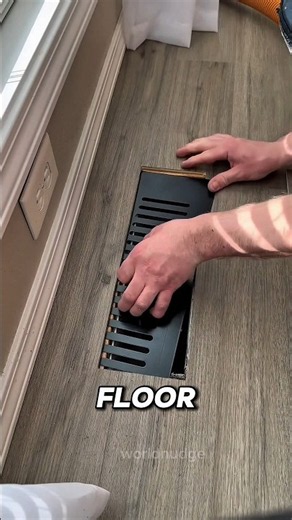 How to Install a Floor Vent That’s Perfectly Flush – No Tripping, No Cheap Look #diy #diycrafts