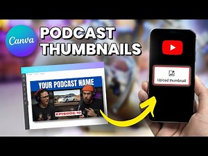 How to make video podcast thumbnails in Canva