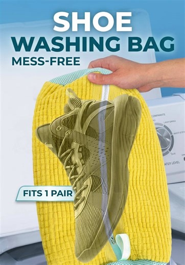 Keep your sneakers pristine with our essential Shoe Washing Bag! 👟🧼 Designed to protect your favorite shoes in the washing machine, it ensures a thorough clean without the damage. No more noisy tumbling or misshapen footwear! Benefits: • ✅ Protects shoes from wear & tear during wash. • ✅ Prevents shoes from tangling or damaging other clothes. • ✅ Specific compartment for 1 pair. • ✅ Gentle cycle safe. Order Now! 📞 Call/WhatsApp: 9868992770, 9806282345 🚀 Delivery available all over Nepal. Don