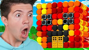 Building a Minecraft House BUT You Can't Use Blocks! | BriannaPlayz and PrestonPlayz