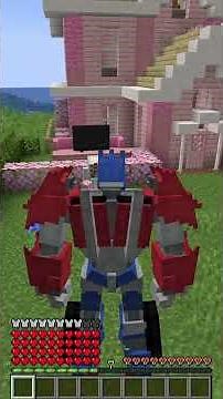 FerixX Prank Chiko Turns Into A Transformer In Minecraft!!