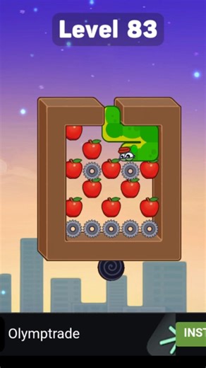 Snake Puzzle Game Level 83 🐍🍎 | Can You Solve This? #shorts #puzzle