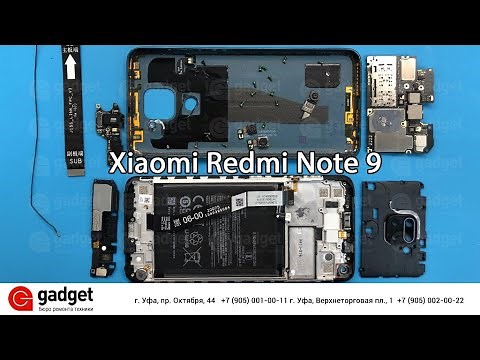 Разборка Xiaomi Redmi Note 9 / Xiaomi Redmi Note 9 Teardown Disassembly