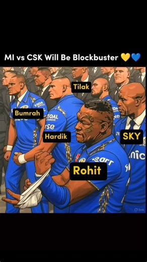 mr. juicy on Instagram: "Mi vs CSK 💛"