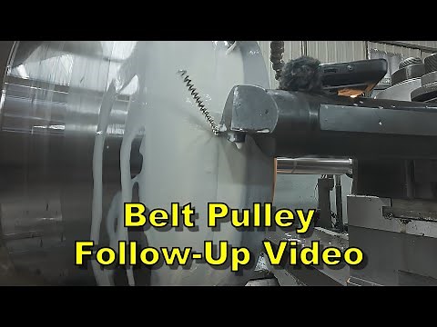 Answering Viewer Questions About Machining The Crown On The Flat Belt Pulley | Follow-Up Video