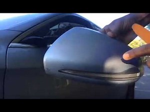 2014-2017 Mercedes s500 w222 side mirror cover and indicator light removal