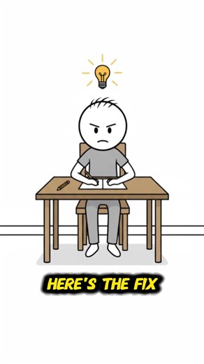 That'sWhy You DISTRACTED In Every Situation (How To Fix It) Tutorial #mindset#fyp#shorts #animation