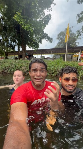 A JUJU FOI PEGA POR UM JACARÉ! #shorts