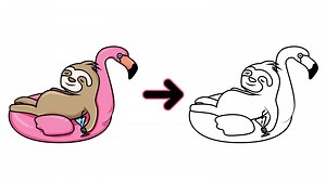 Afbeelding omzetten naar contouren in Adobe Photoshop - Edit with Kim