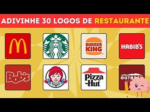 🍔🍟 Adivinhe 30 Logos de Fast Food – Você consegue todas?
