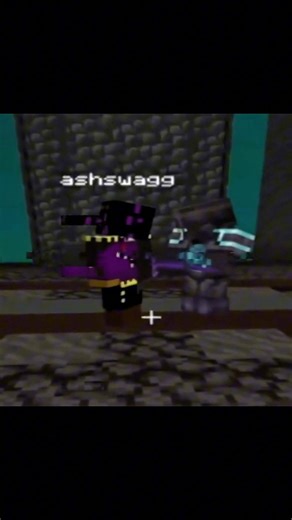 Ashwagg so tuff🙏 #unstablesmp #wemmbu #minecraft #invisible #aura