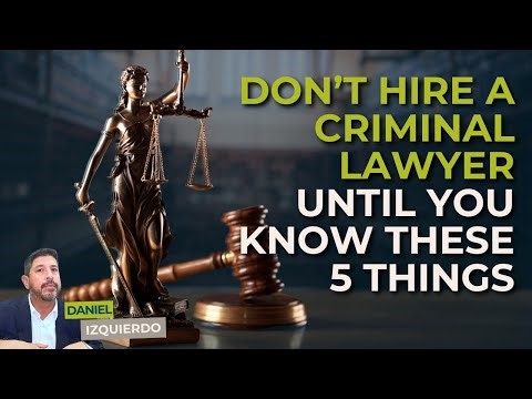 5 Things You MUST Check Before Hiring a Criminal Defense Lawyer