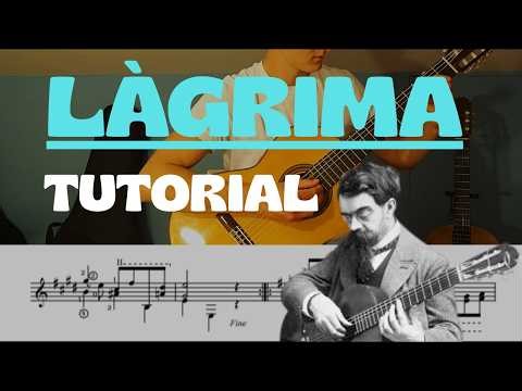 Cómo tocar Lágrima de Francisco Tárrega (Tutorial fácil)