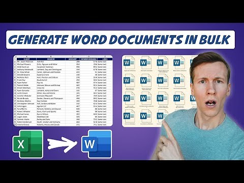 Generate MS Word documents in bulk based on an Excel list using Python