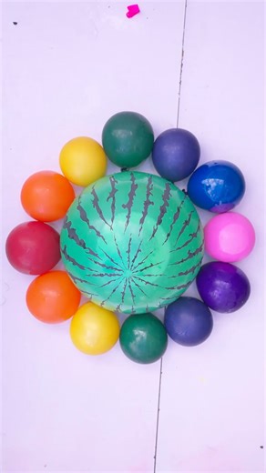 ASMR Water Balloon Pop Reverse | Colorful Balloon Explosion Sounds