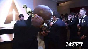 Moonlight director Barry Jenkins gets his Best Picture Oscar engraved after a wild night at the Academy Awards | Variety
