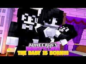 Minecraft BENDY'S LIFE #10-BENDY AND ALICE ANGEL HAVE A BABY!!!- Baby Leah Minecraft Adventures!