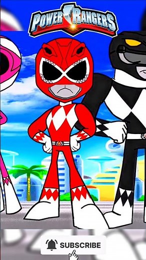 🦸‍♂️ Teen Titans GO! as Powe Rangers characters #shorts #cartoonedits #teentitansgo