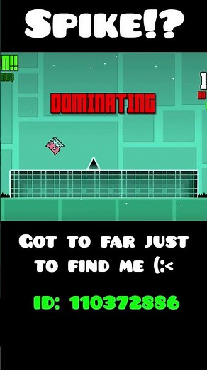 Geometry Dash but im a Spike #geometrydash #gd #shorts