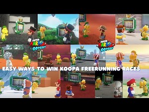 Easy way to win in EVERY Koopa Freerunning Race in Super Mario Odyssey
