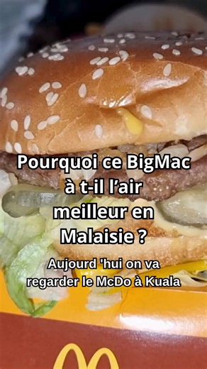 Why does the Big Mac in Malaysia look better than in Europe? 👀🍔 I compared the Big Mac in Malaysia with the one in Europe and the difference was impossible to ignore. Which one wins for you? Hashtags TikTok #BigMac #McDonalds #Malaysia #Europe #FoodTok